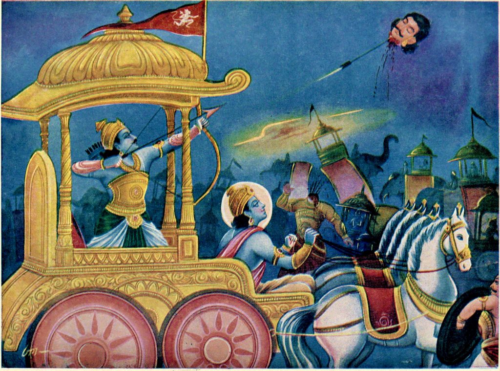 Bhagavad Gita: the death of Jayadratha.